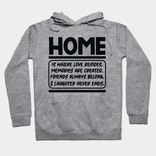 Family Quote 4 Hoodie by colorsplash